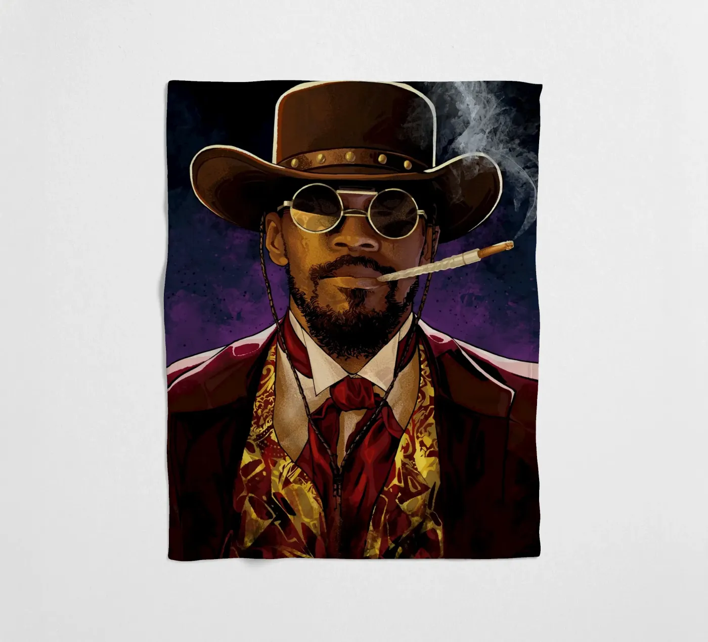 Django Unchained Fleecedecke von nabakumov