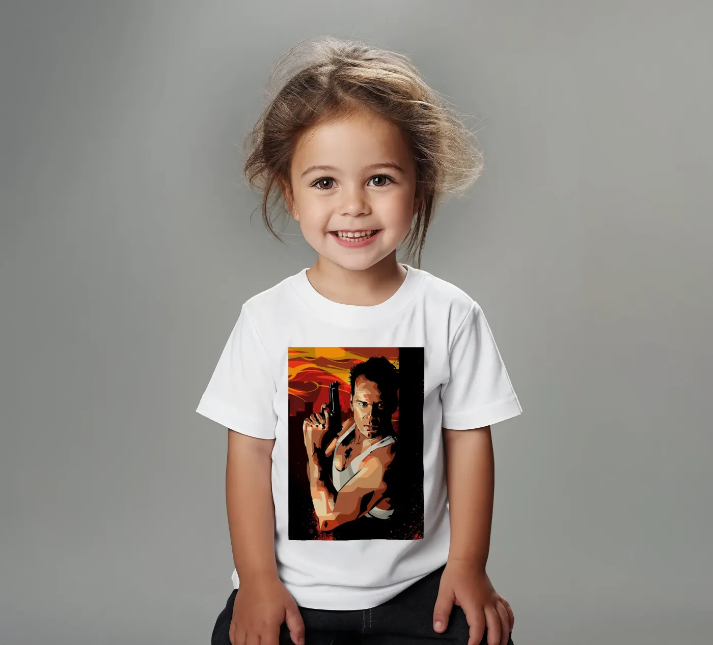 Die Hard t-shirt bambini da nabakumov