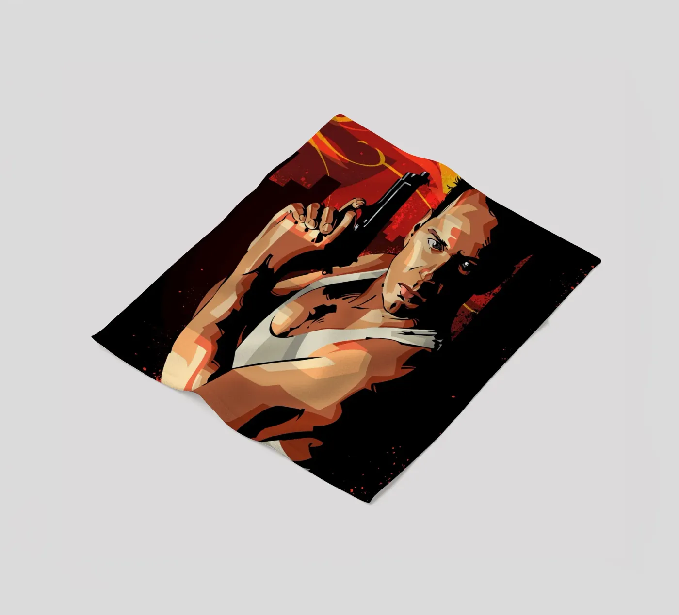 Die Hard fleece blanket by nabakumov