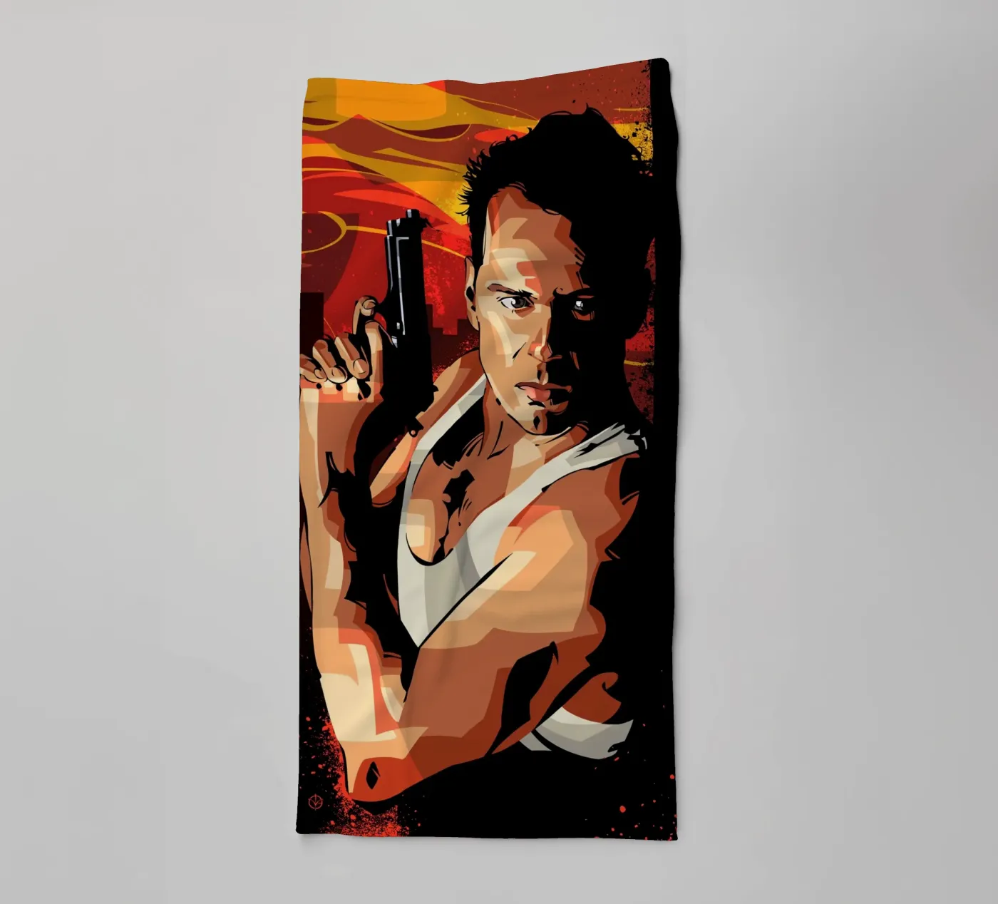 Die Hard badhanddoek van nabakumov