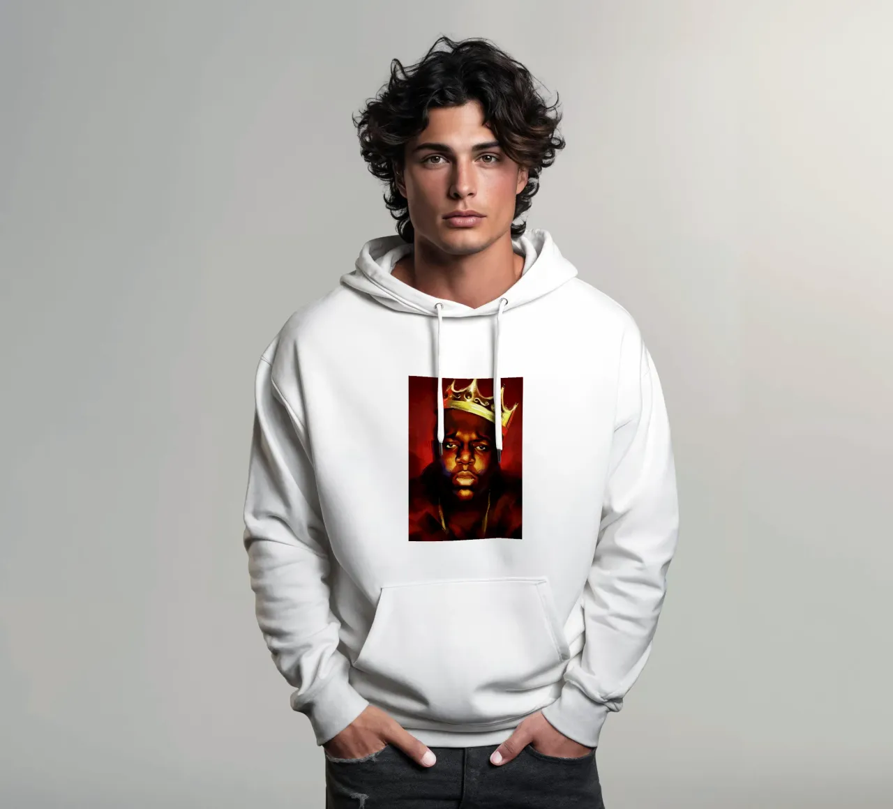 Biggie felpa con cappuccio da nabakumov