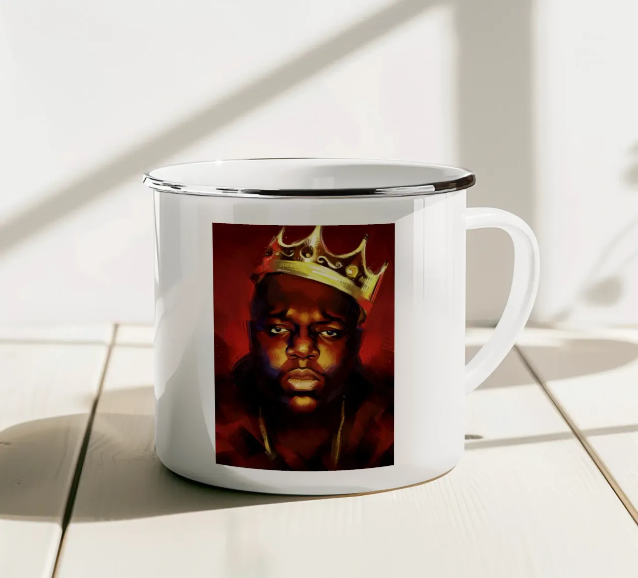 Biggie tazza in smalto da nabakumov