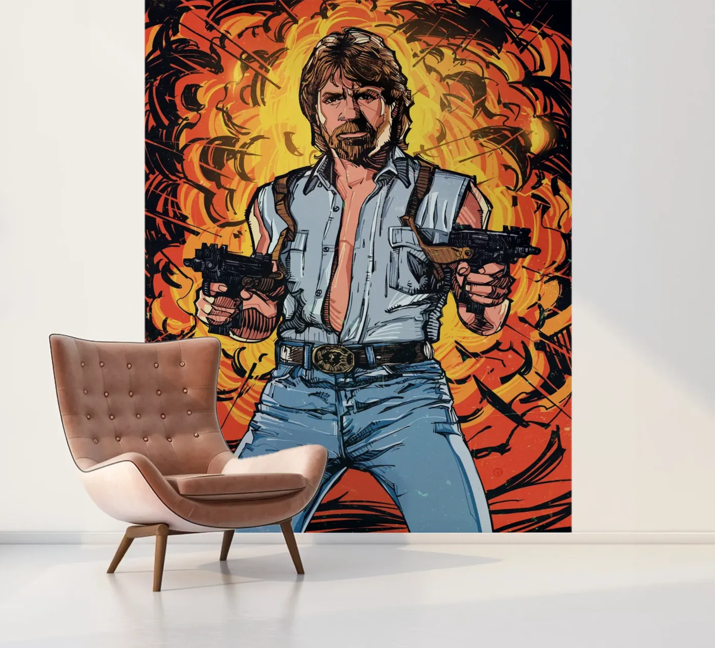 Chuck fotobehang van nabakumov