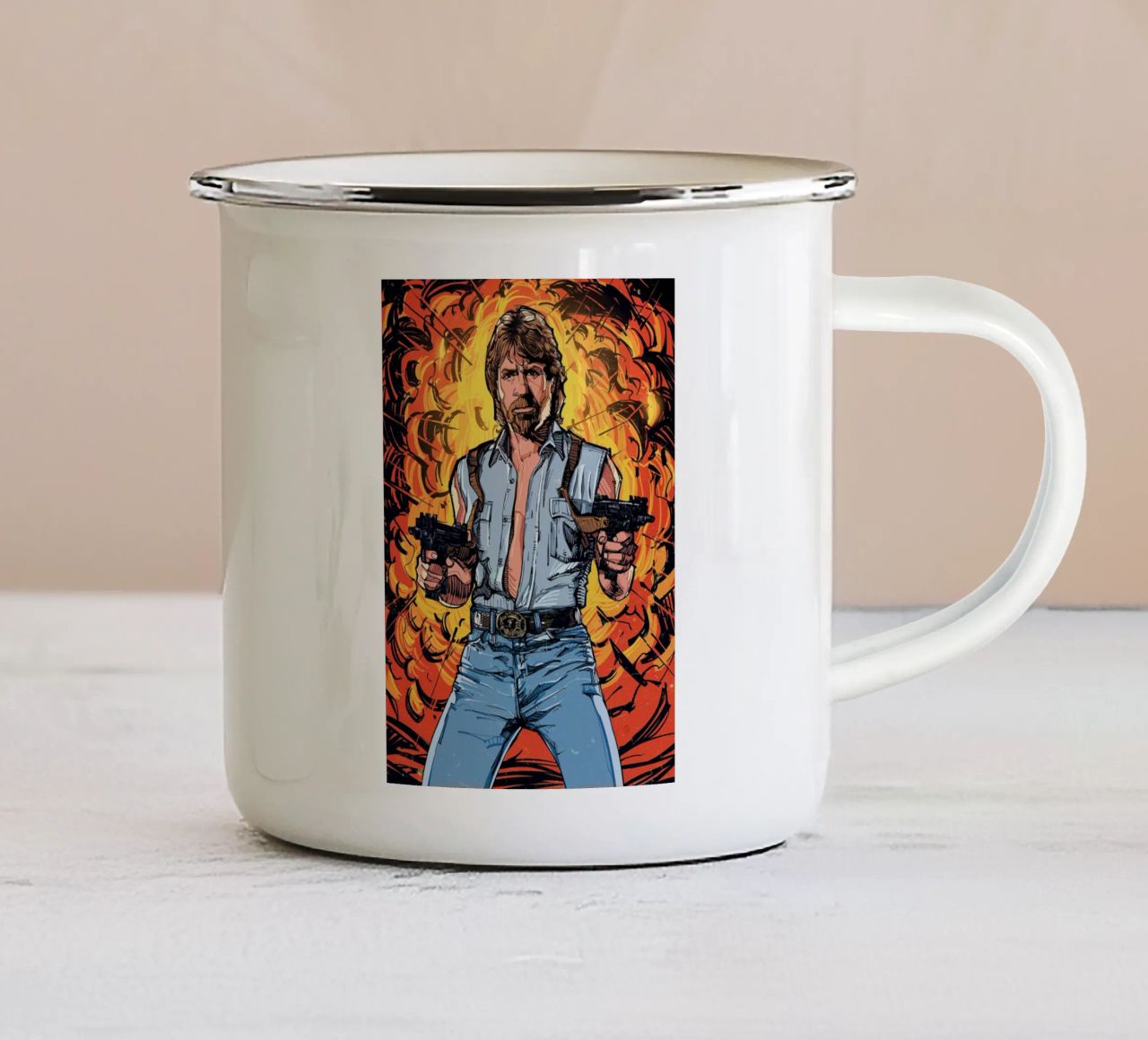 Chuck tazza in smalto da nabakumov