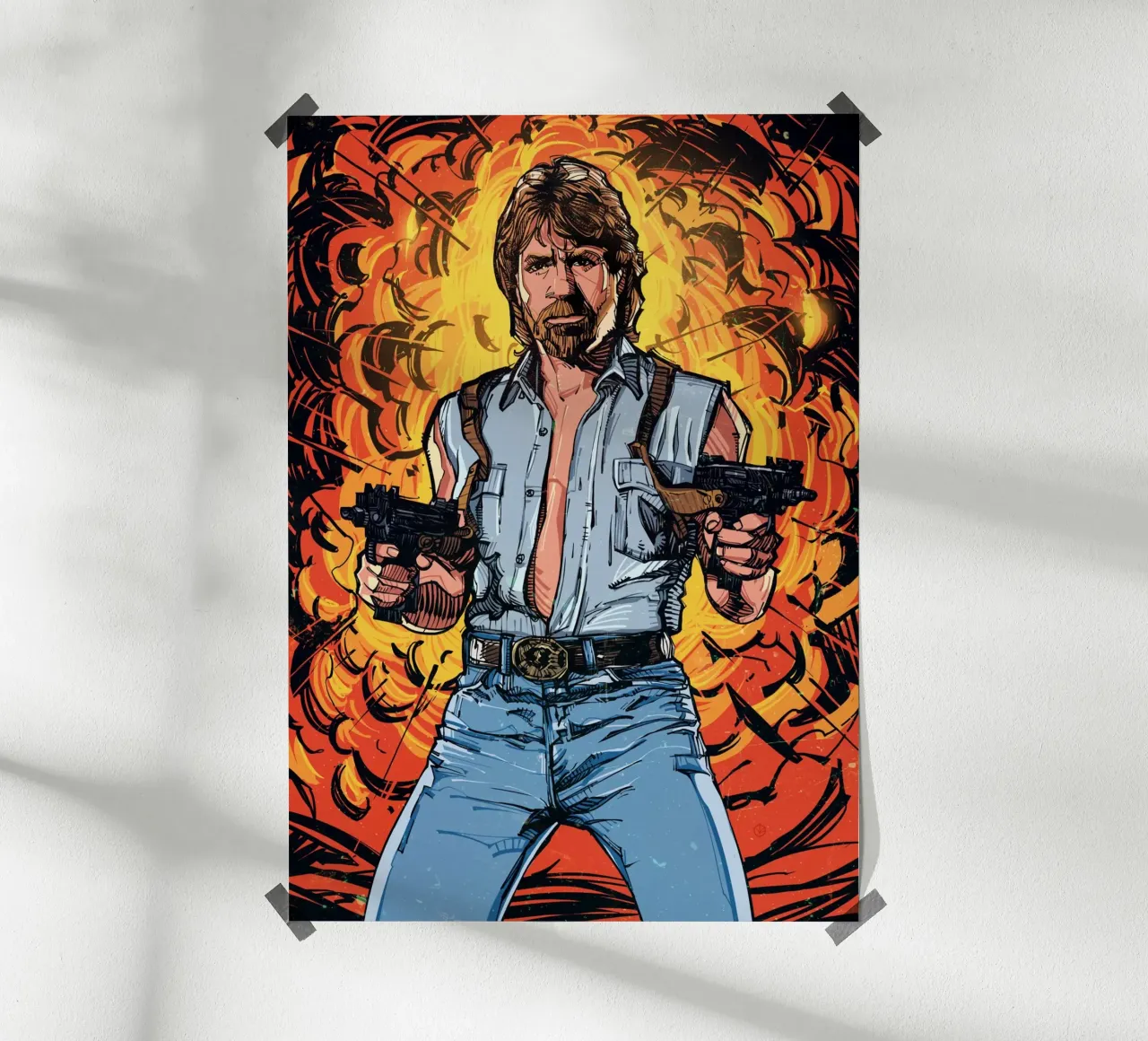 Chuck poster van nabakumov