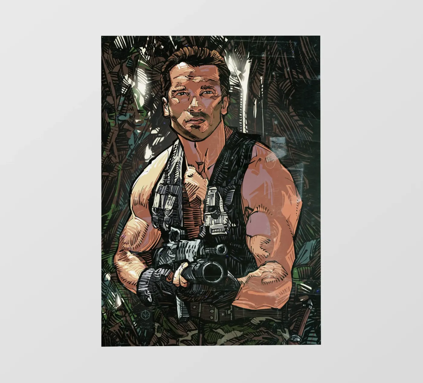 Arnold Predator fotobehang van nabakumov