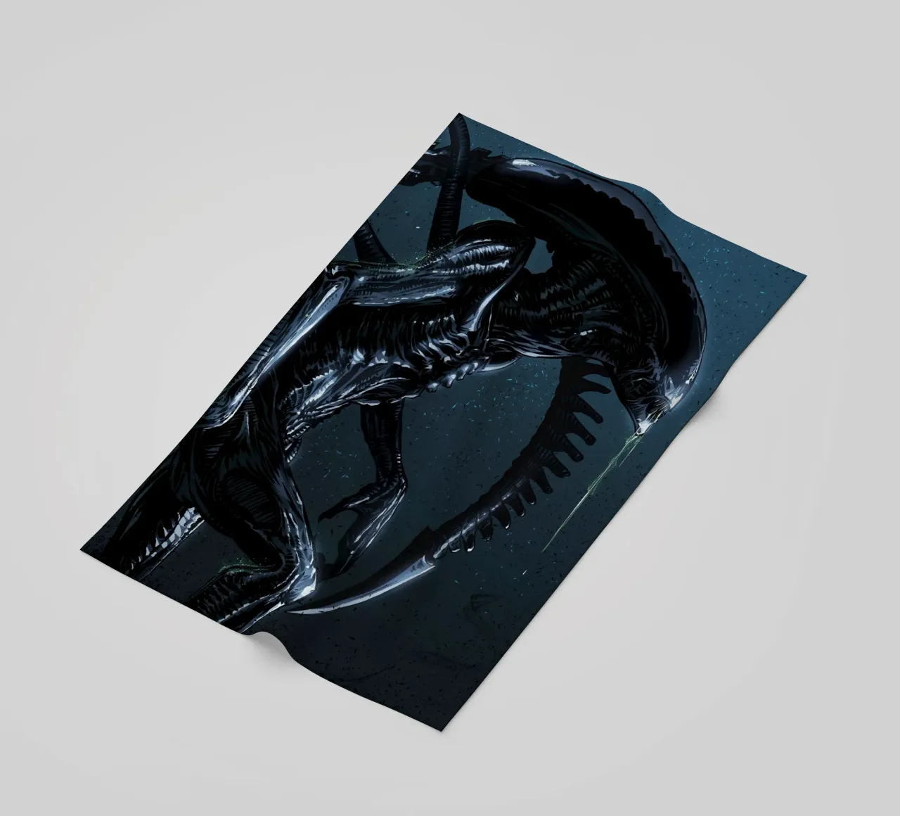 Alien Xenomorph toalla de playa de nabakumov