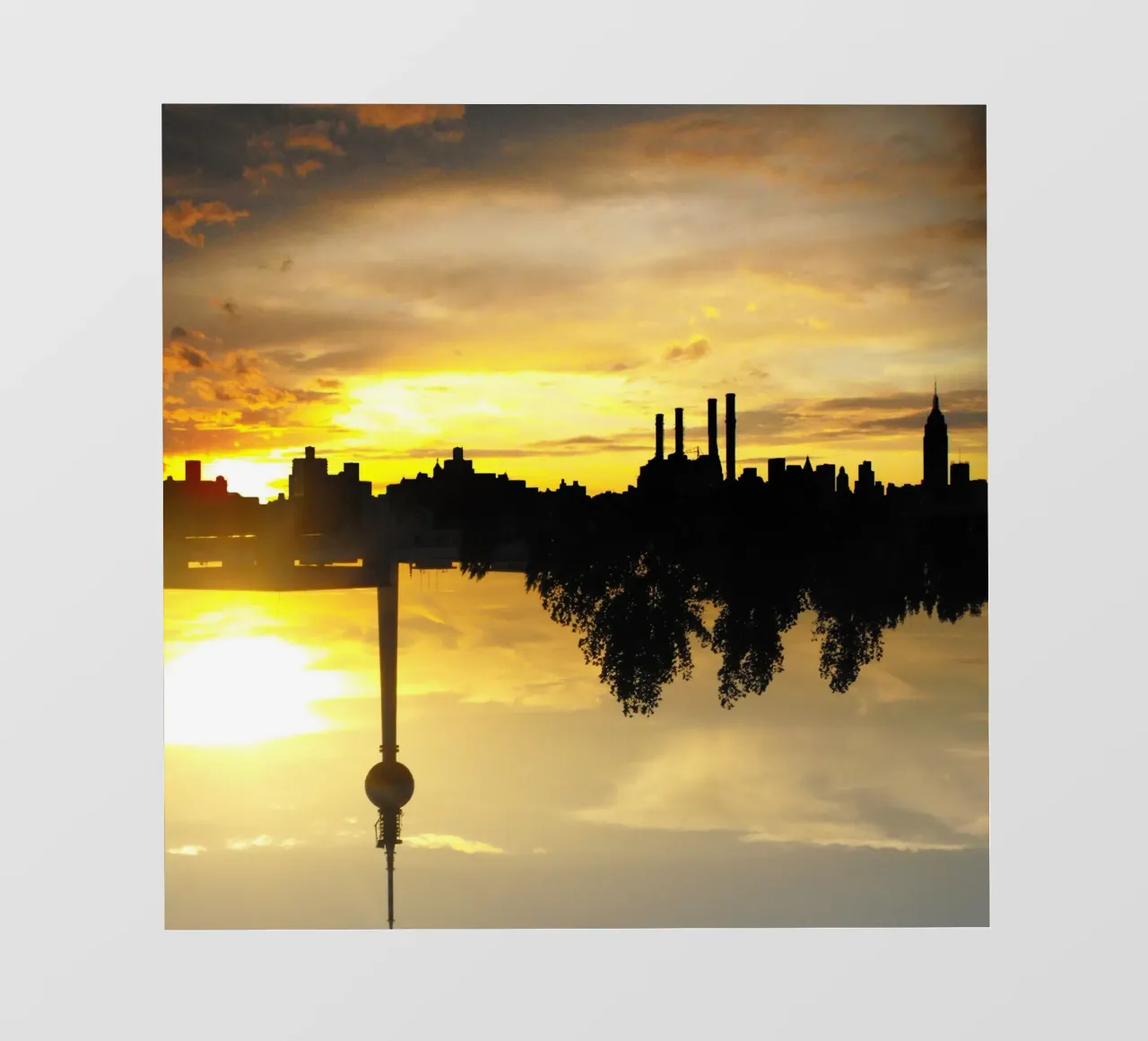 Yellow Skies telo in pvc da Mandy Becker Photography