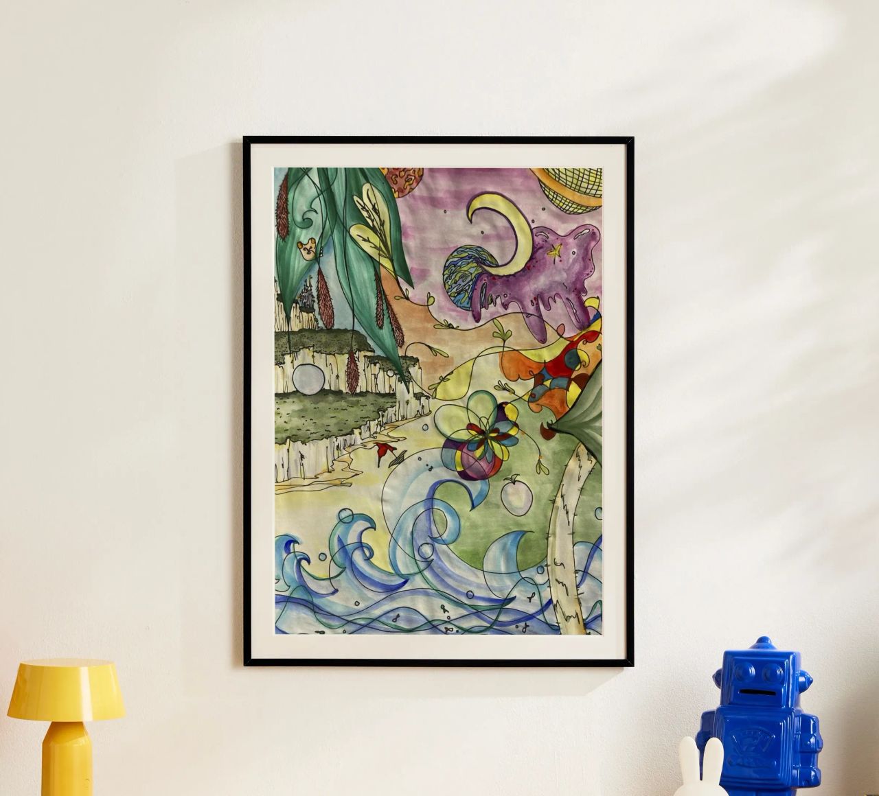 Colorful World poster de Mandy Becker Fine Arts