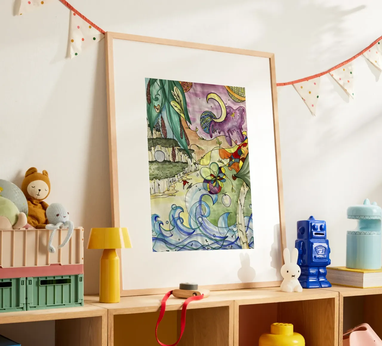 Colorful World poster da Mandy Becker Fine Arts