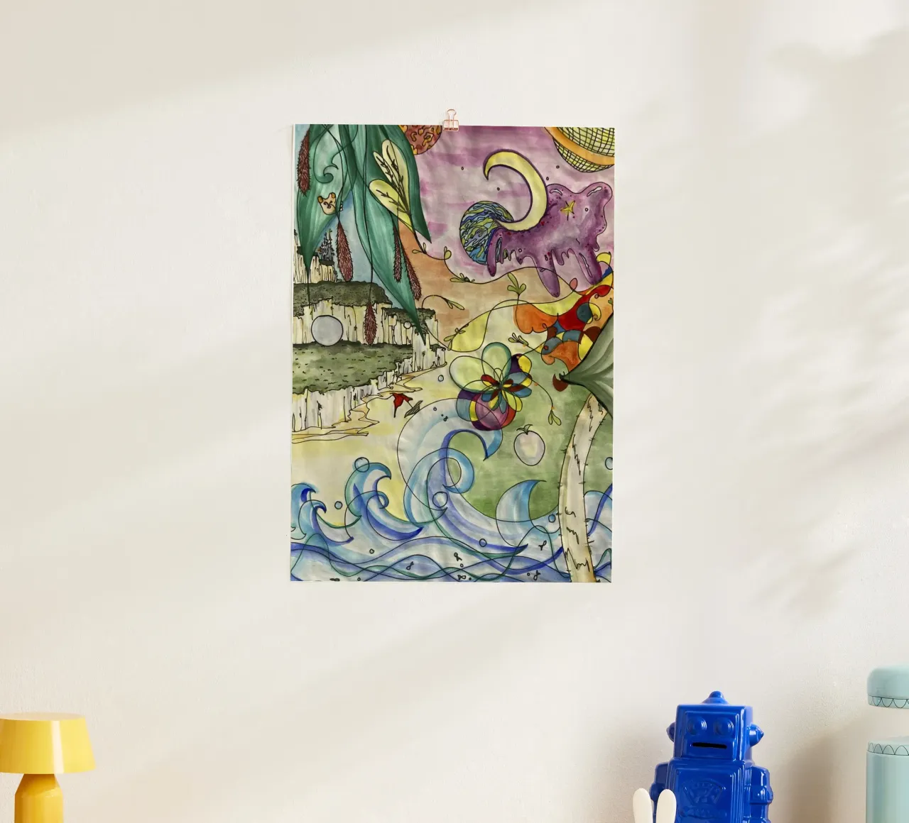 Colorful World poster da Mandy Becker Fine Arts