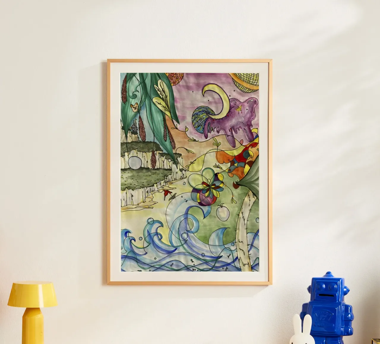 Colorful World poster da Mandy Becker Fine Arts