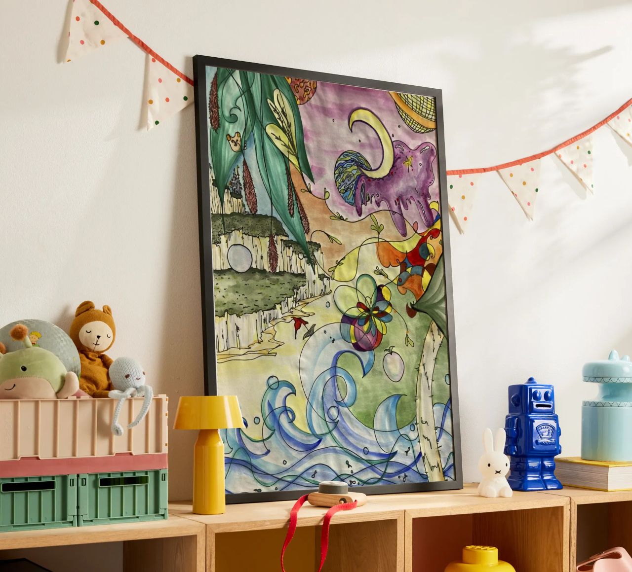 Colorful World poster de Mandy Becker Fine Arts