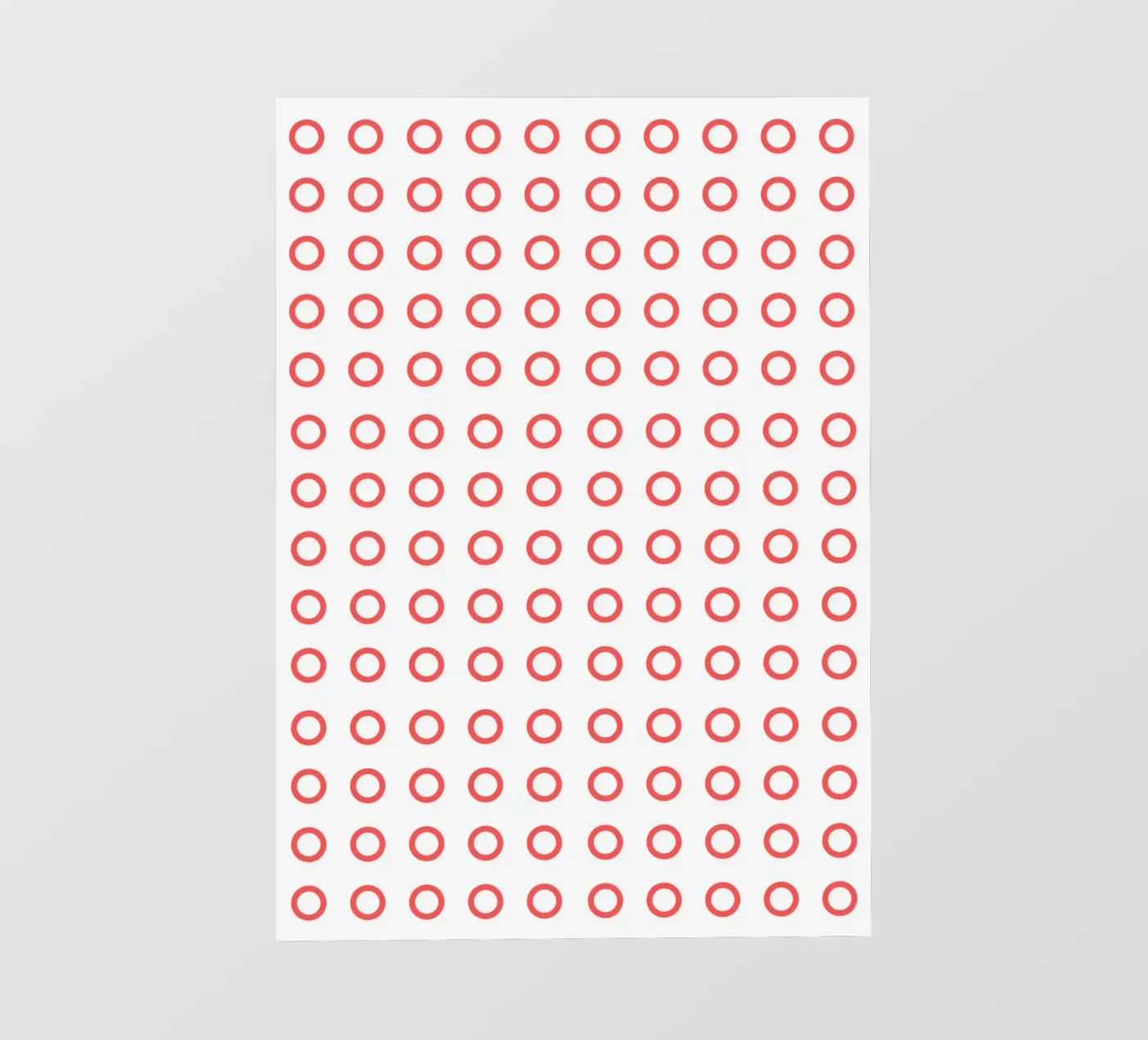 Red dots pattern telo in pvc da Happypatterns