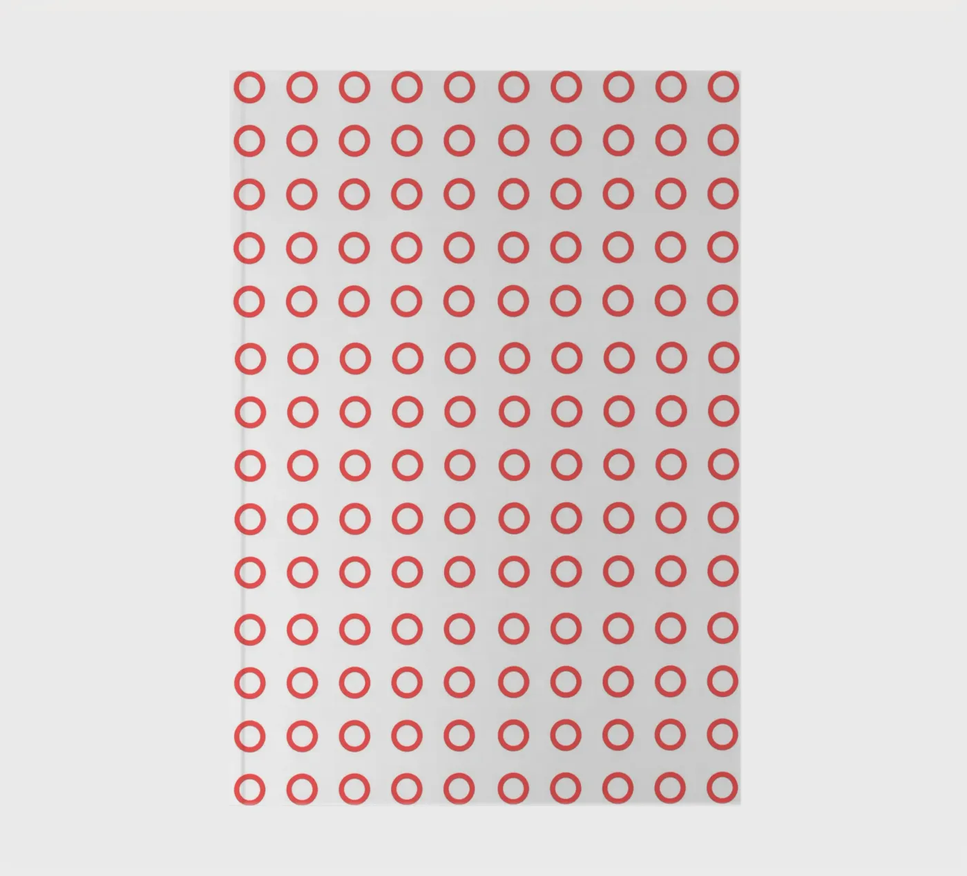 Red dots pattern notebook by Happypatterns
