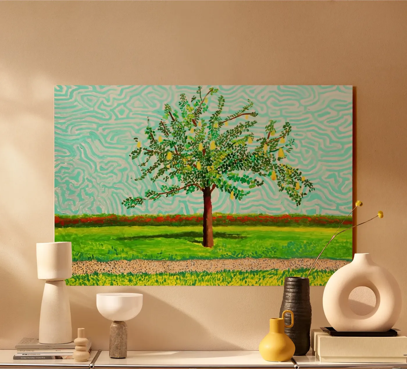David Hockney plexiglass da Harmony Gallery