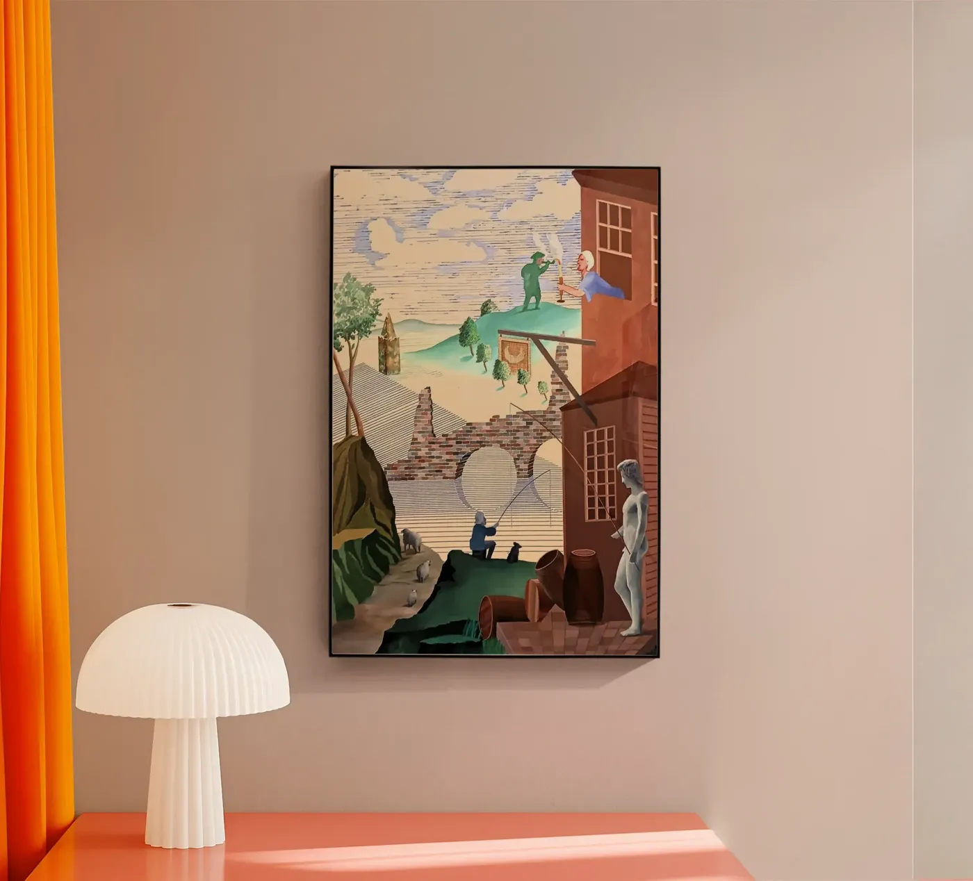 David Hockney plexiglass da Harmony Gallery
