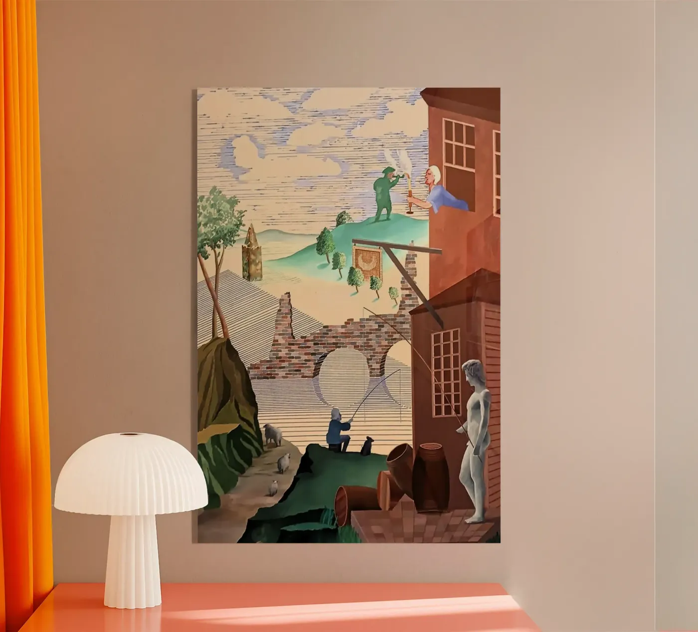 David Hockney plexiglass da Harmony Gallery