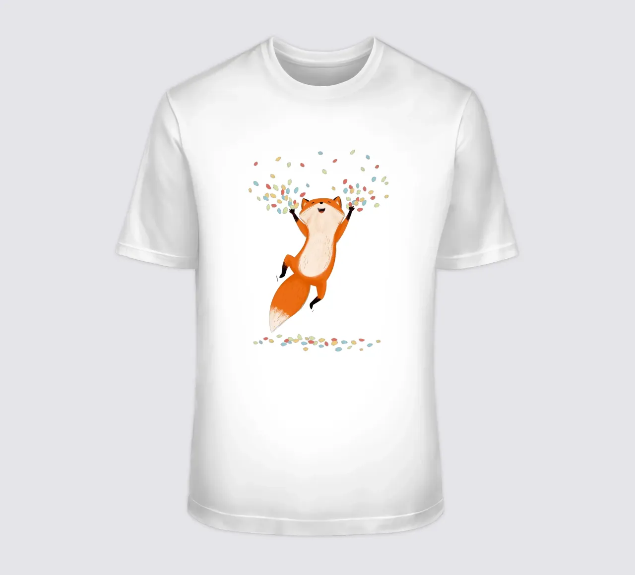 Konfetti Fuchs T-Shirt von VIERUNDFÜNFZIG