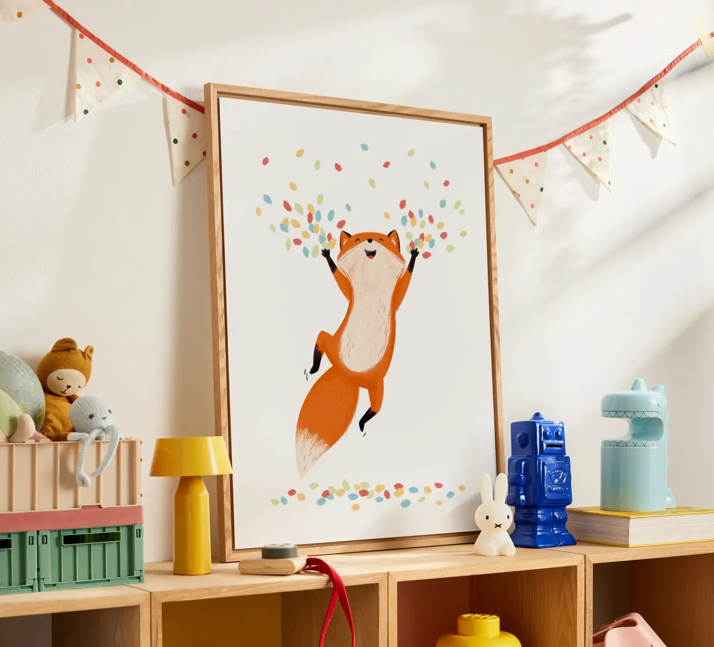 Konfetti Fuchs plexiglass da VIERUNDFÜNFZIG