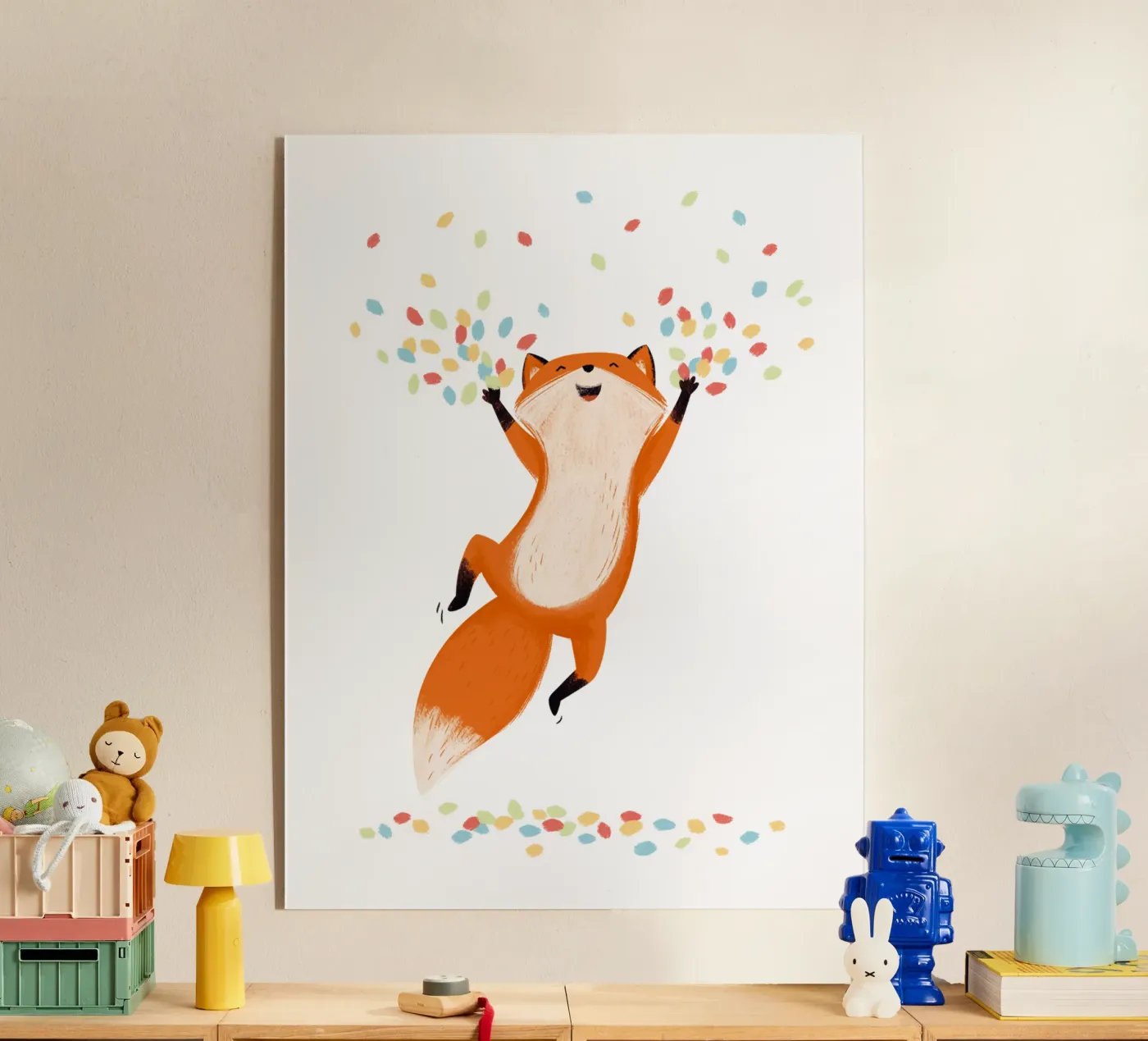 Konfetti Fuchs plexiglass da VIERUNDFÜNFZIG