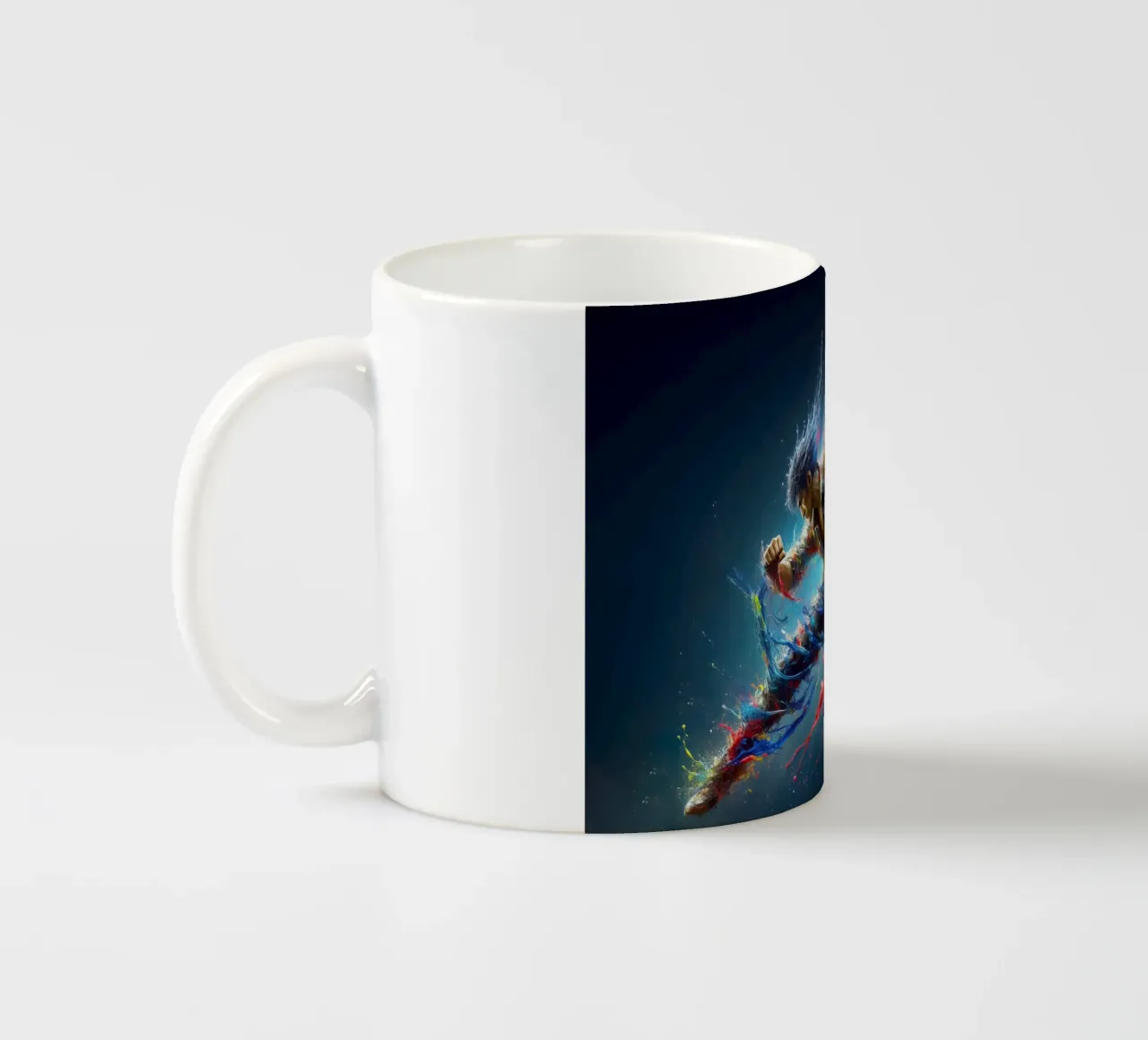 Combattente in acquerello tazza in ceramica da ARTVI-SHOP