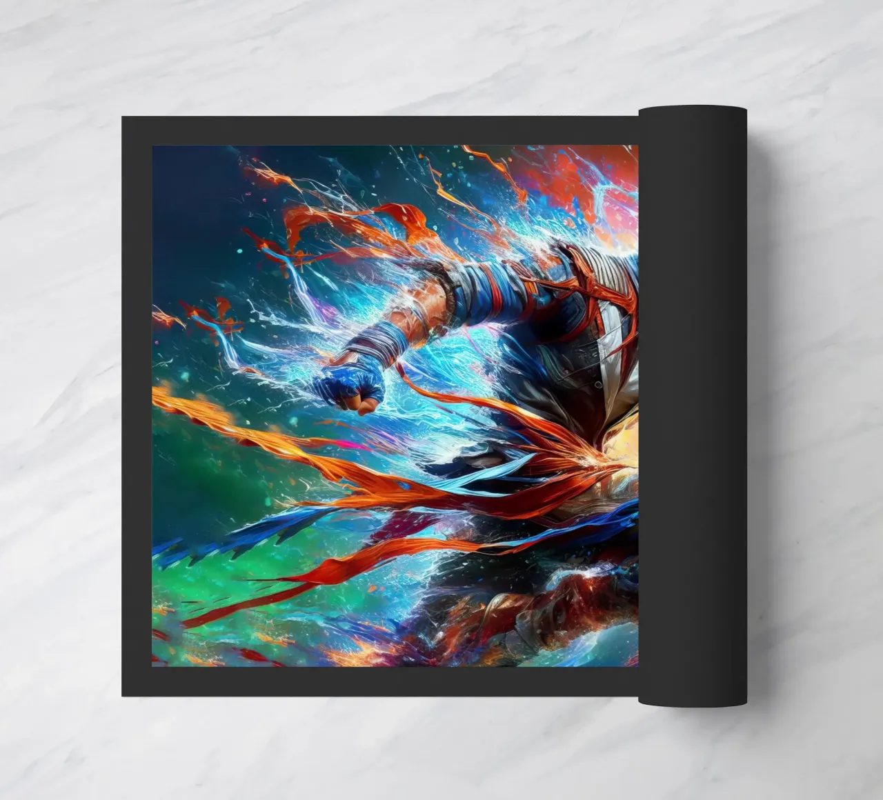 Combattente in acquerello zerbino da 🎁 ARTVI-SHOP