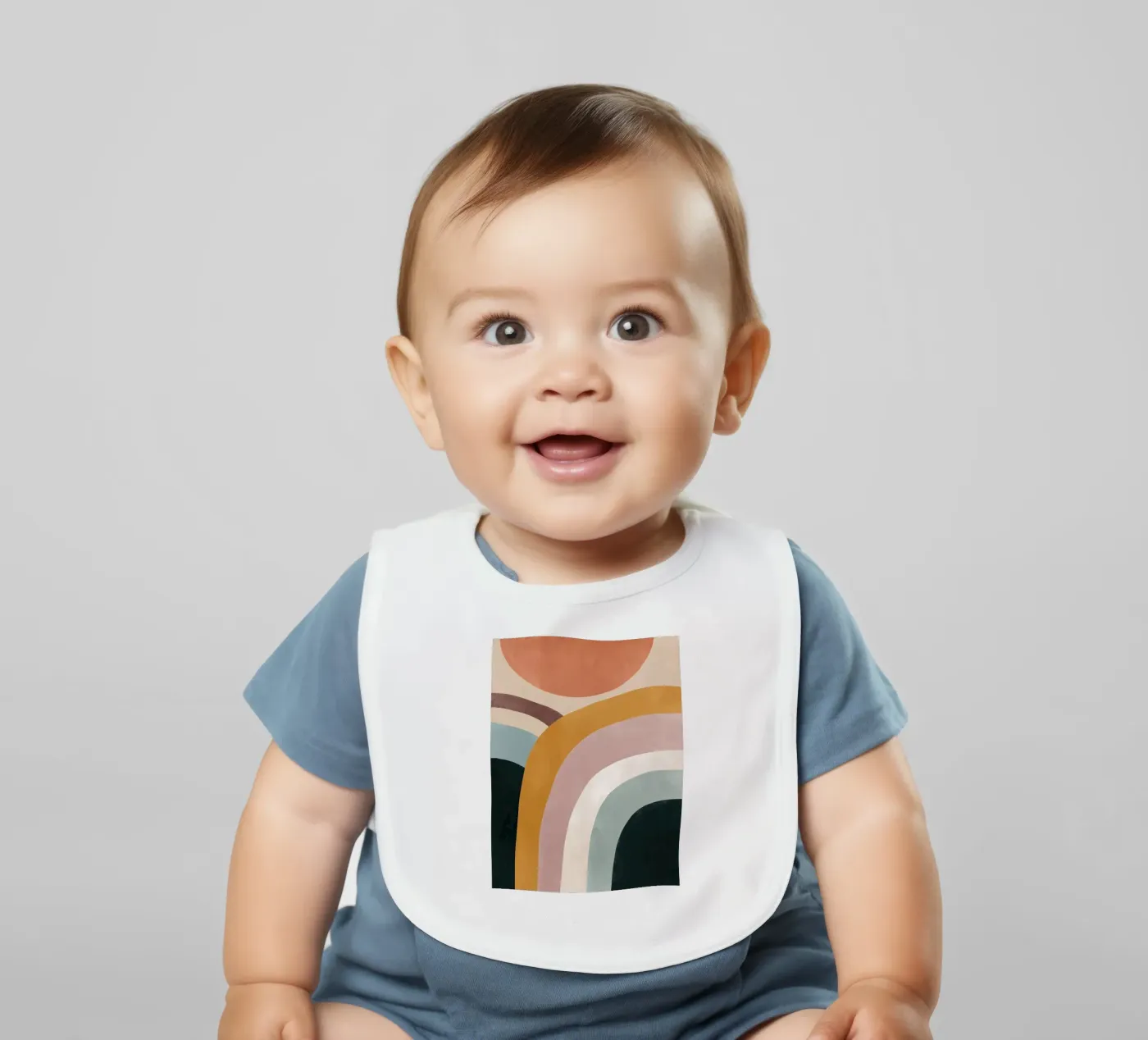 Modern Rainbow Forms bavaglino da Hugo