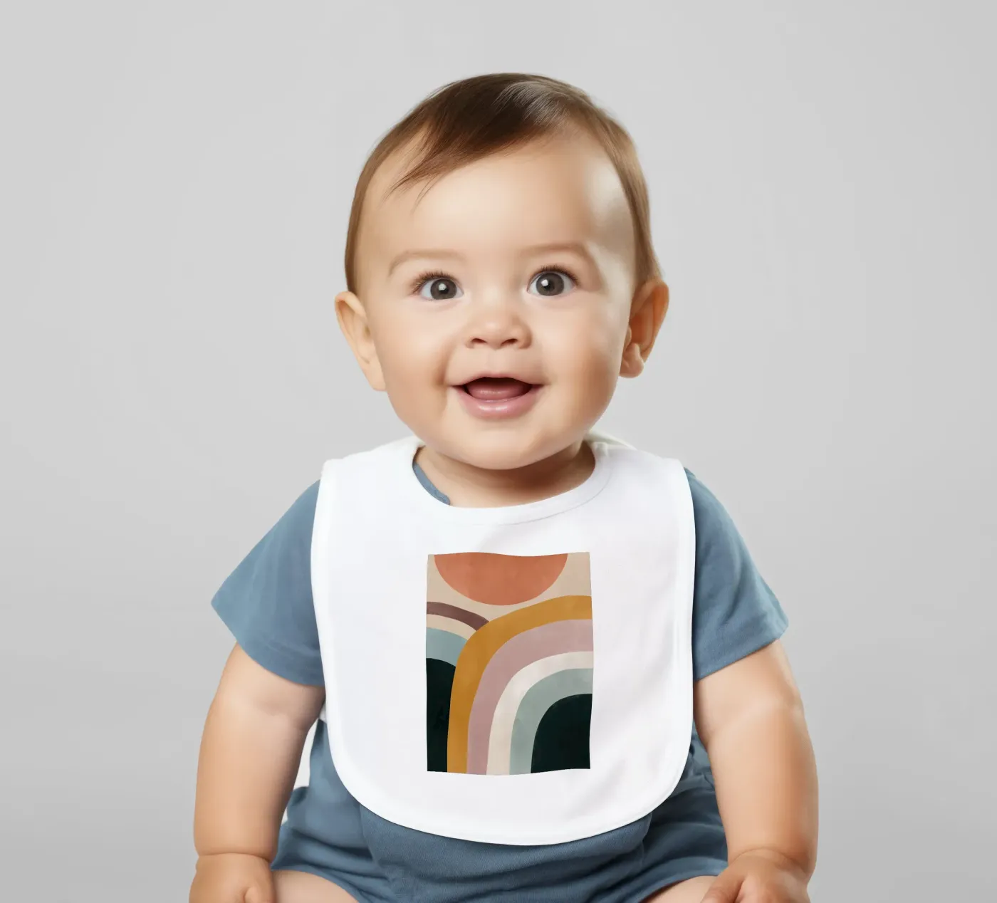 Modern Rainbow Forms bavaglino da Hugo