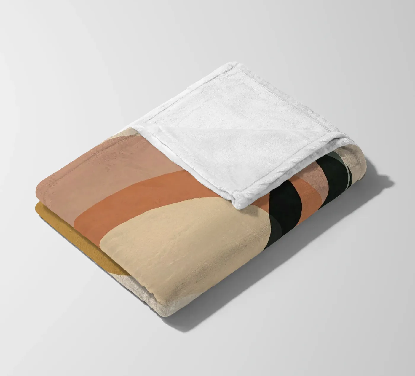 Soft Rainbow Geometry Unity Fleecedecke von Hugo