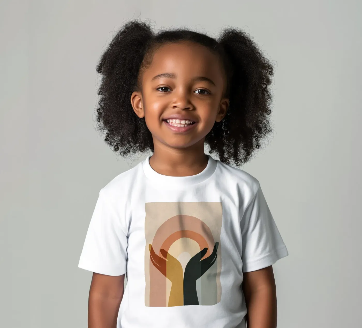 Soft Rainbow Geometry Unity t-shirt bambini da Hugo