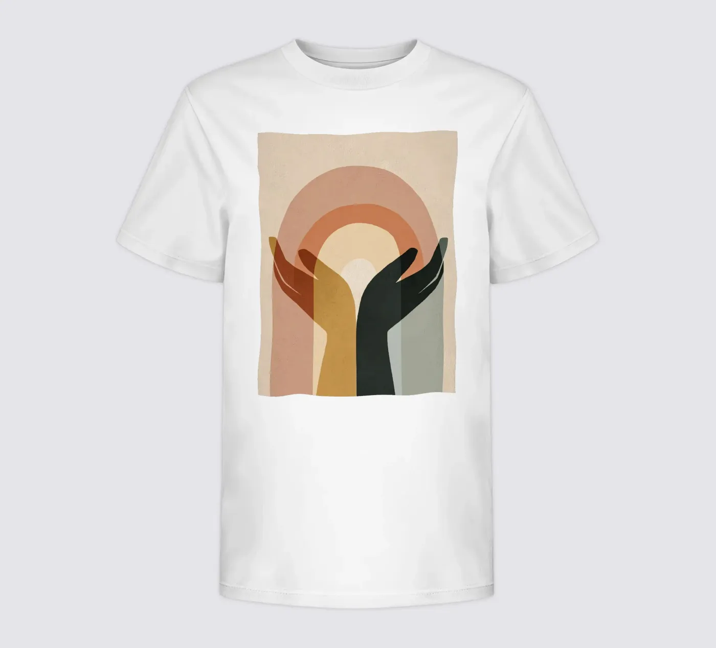 Soft Rainbow Geometry Unity t-shirt bambini da Hugo