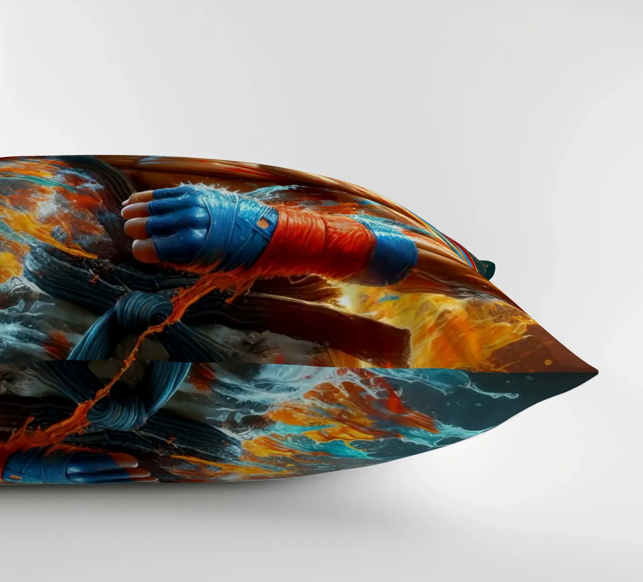 Combattente in acquerello cuscino da ARTVI-SHOP