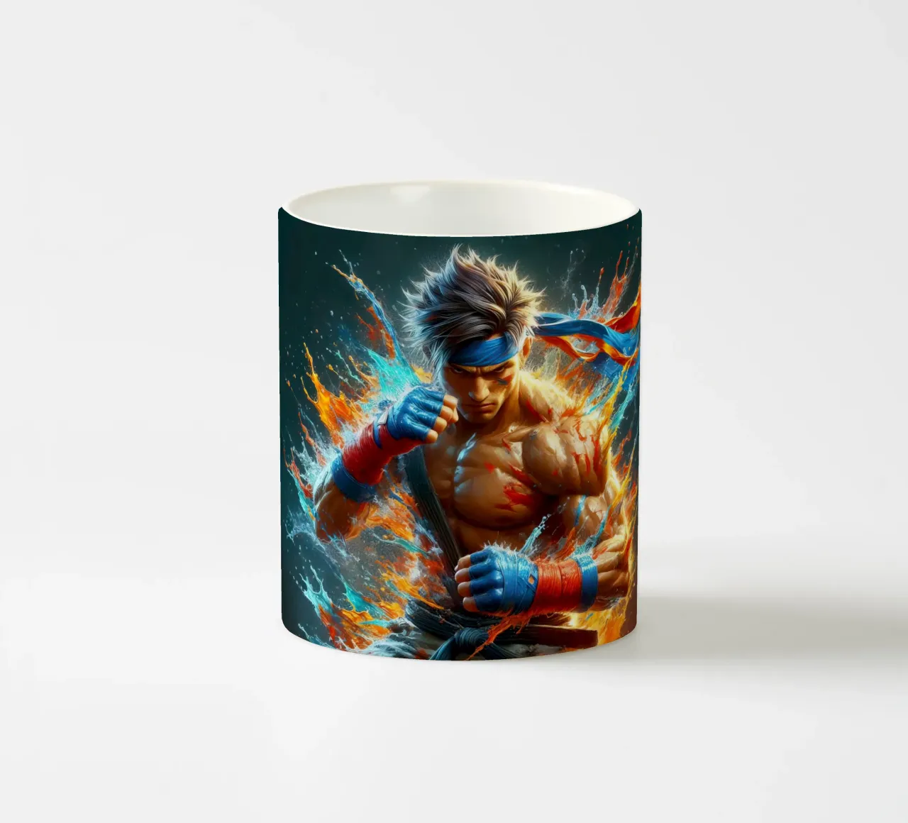 Combattente in acquerello tazza in ceramica da ARTVI-SHOP
