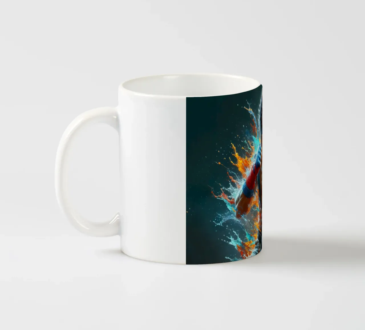 Combattente in acquerello tazza in ceramica da ARTVI-SHOP