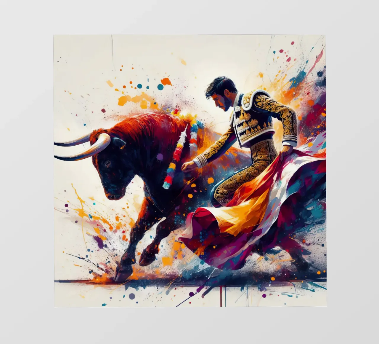 Torero spagnolo pellicola backlit da ARTVI-SHOP