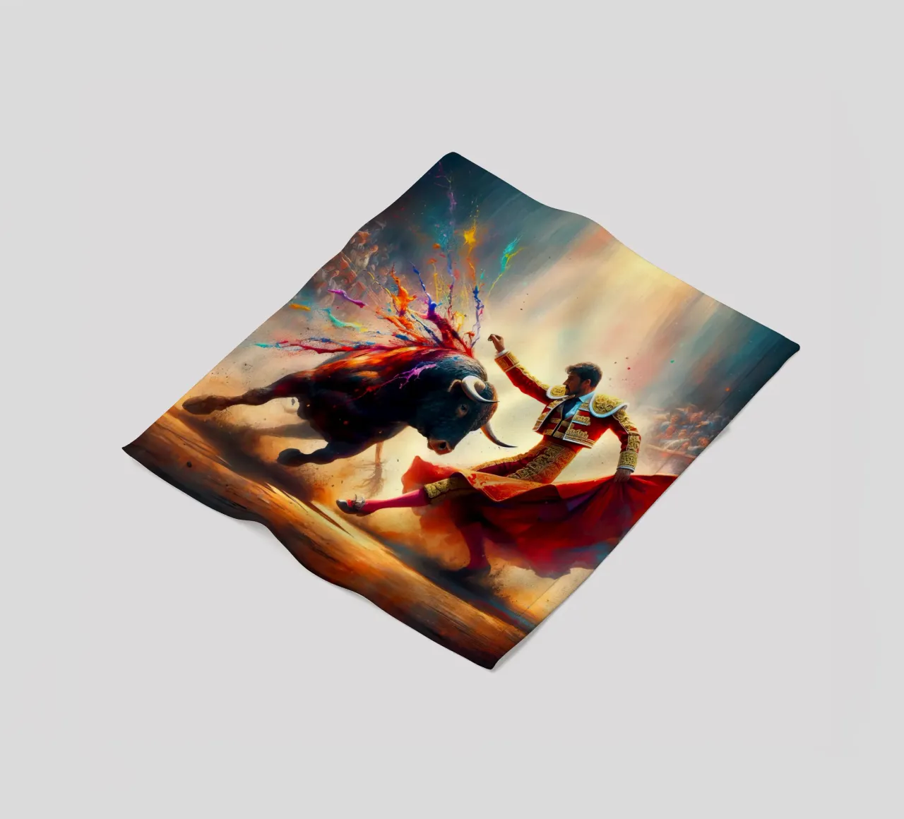 Torero español corrida de toros manta de franela de 🎁 ARTVI-SHOP