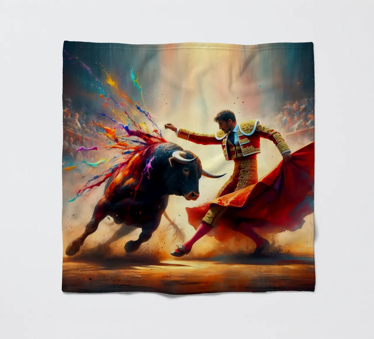 Torero español corrida de toros manta de franela de 🎁 ARTVI-SHOP