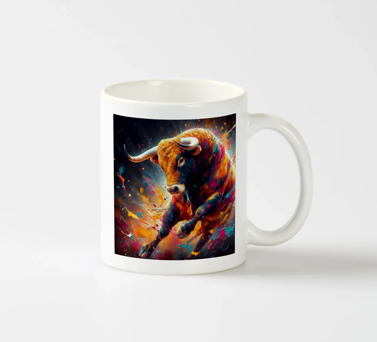 toro in plaza de españa tazza in ceramica da 🎁 ARTVI-SHOP