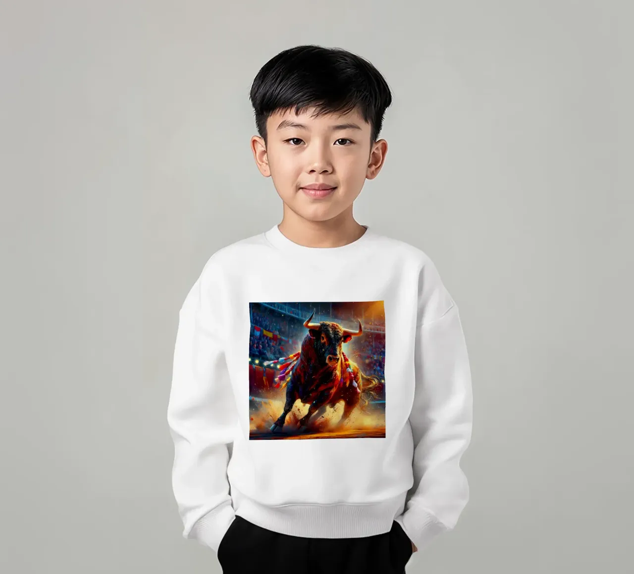 toro in plaza de españa felpa bambino da 🎁 ARTVI-SHOP