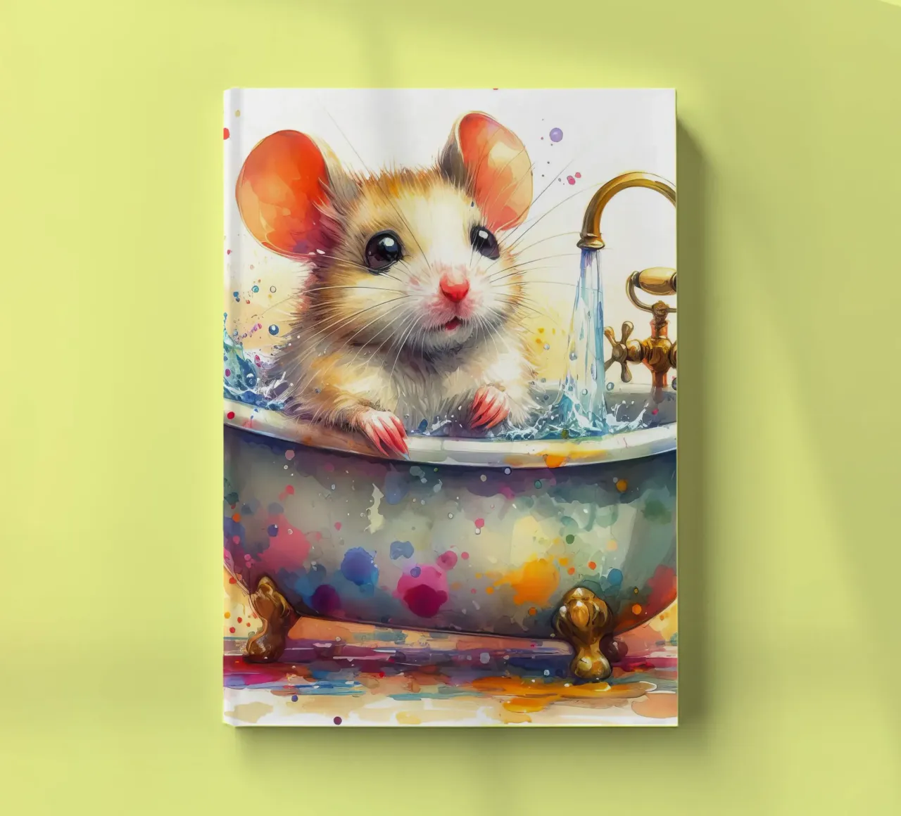 Un ratón en la bañera cuaderno de ARTVI-SHOP