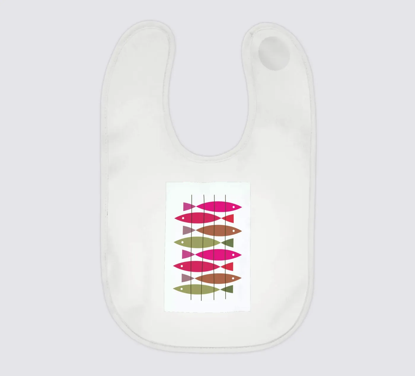 Fish 1 baby slabbetje van Visual Philosophy