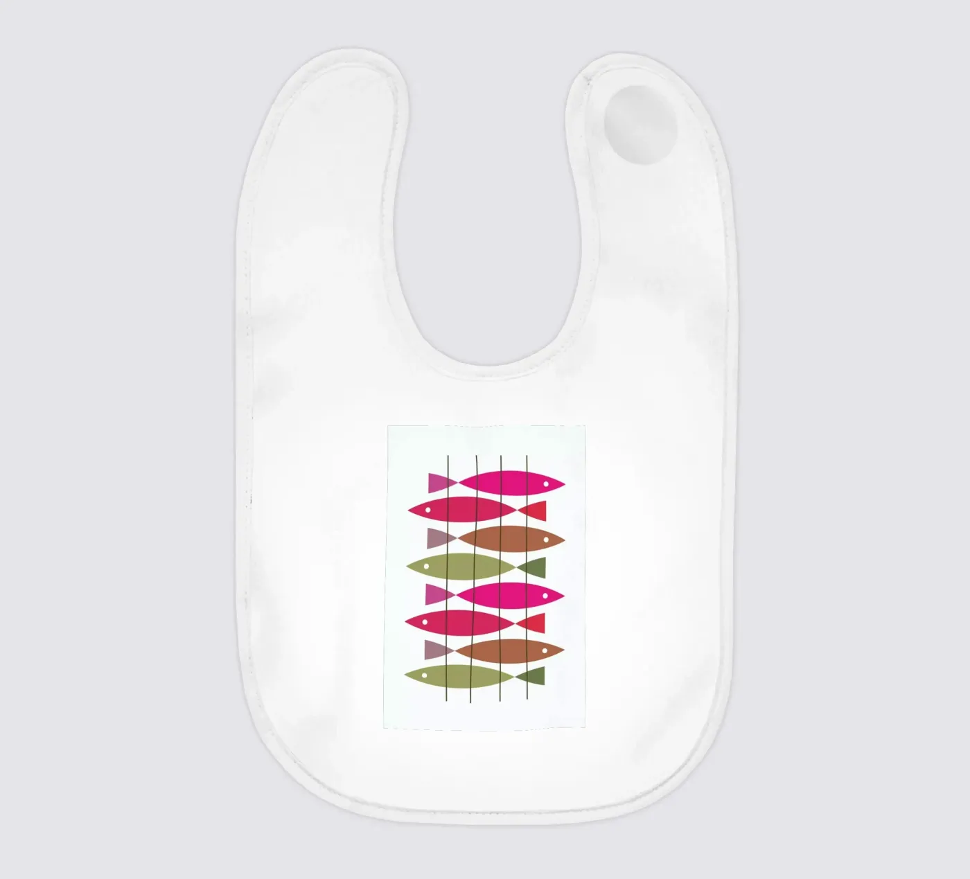 Fish 1 baby slabbetje van Visual Philosophy