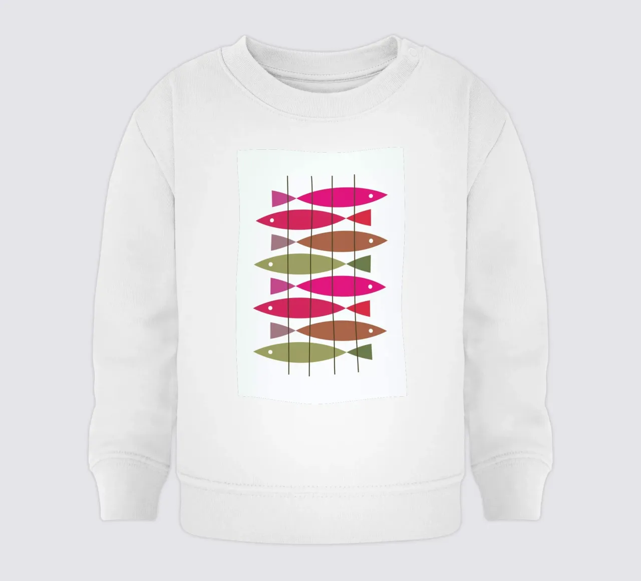 Fish 1 felpa neonato da Visual Philosophy