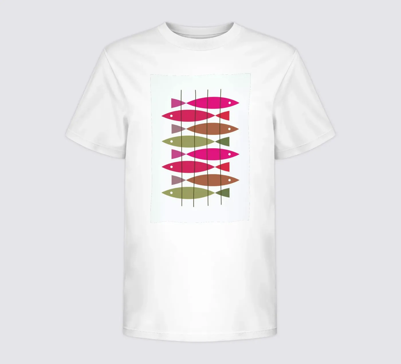 Fish 1 Kinder T-Shirt von Visual Philosophy