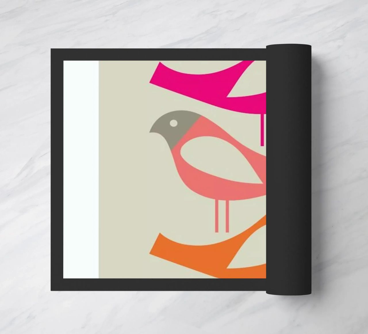 Three Scandi Birds 1 felpudo de Visual Philosophy