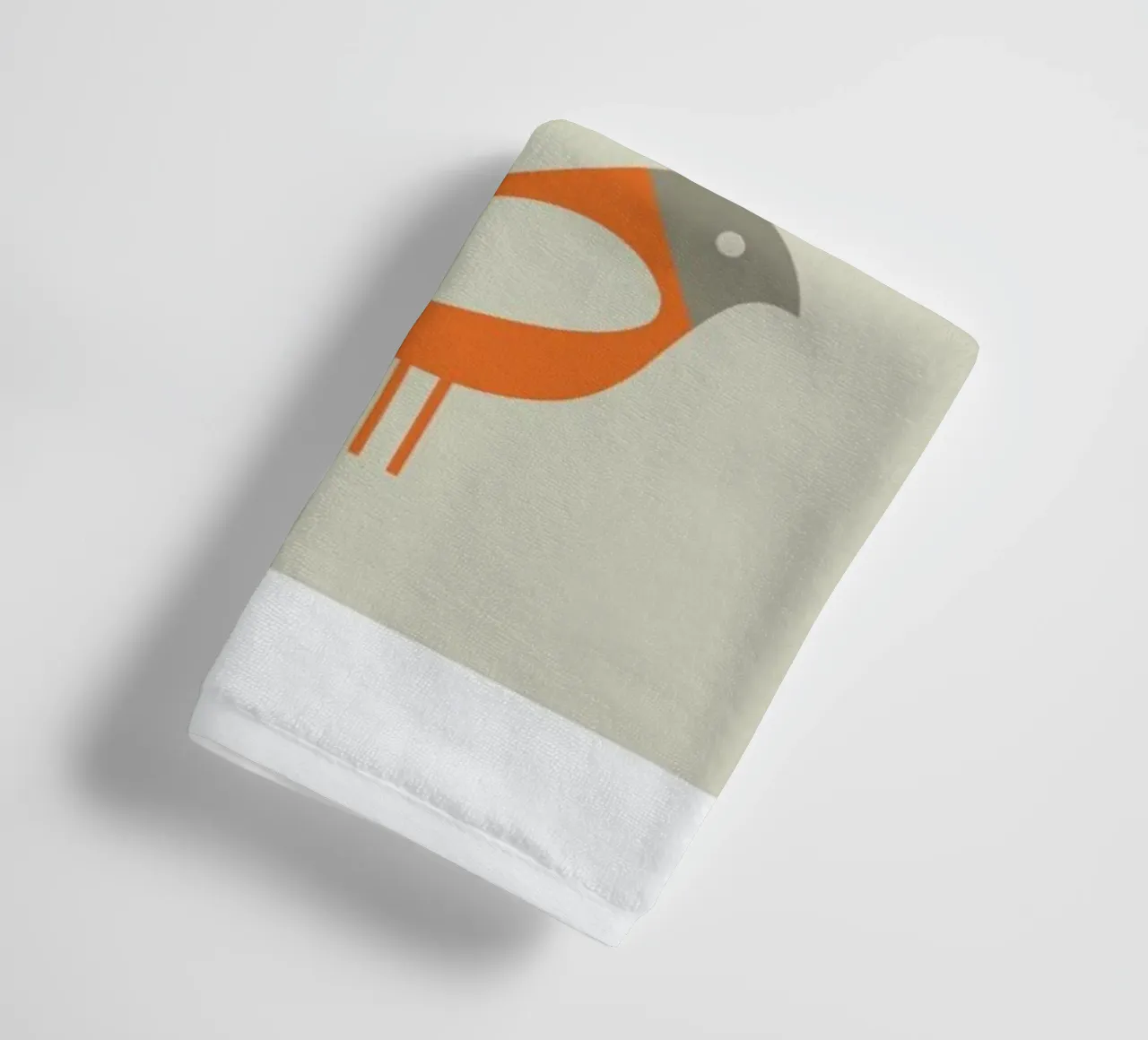 Three Scandi Birds 1 serviette de bain de Visual Philosophy