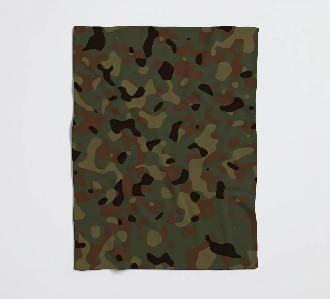 Militär-Tarnung Fleecedecke von 🎁 ARTVI-SHOP
