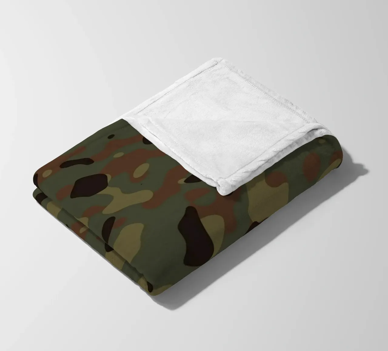 Militär-Tarnung Fleecedecke von 🎁 ARTVI-SHOP