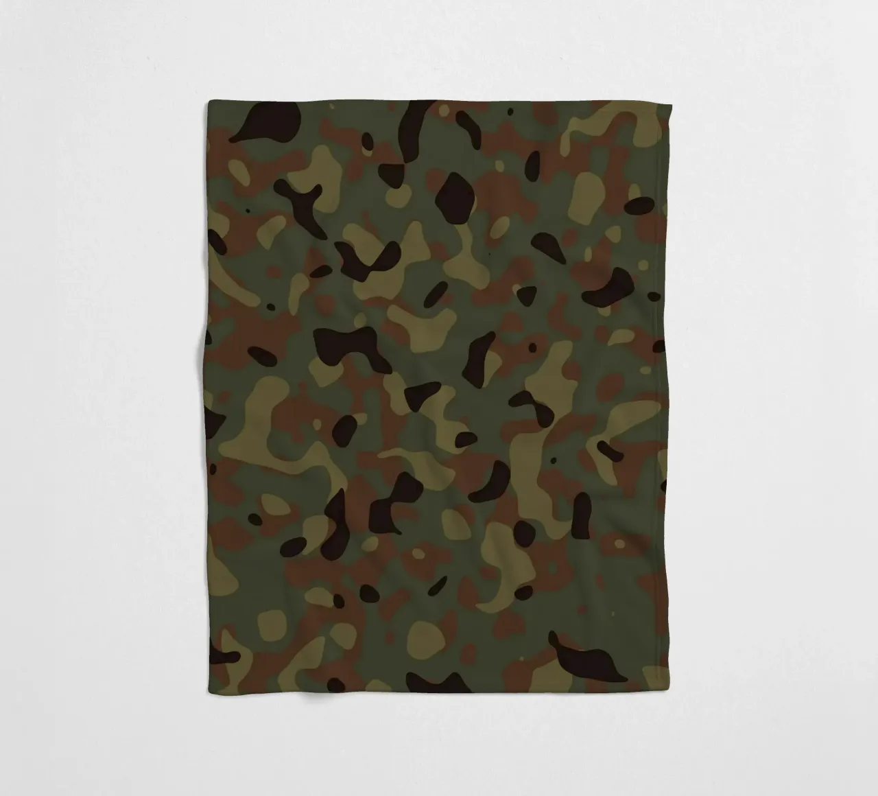 Militär-Tarnung Fleecedecke von 🎁 ARTVI-SHOP